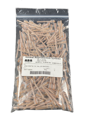 Animal Reproduction Systems, Inc. - Disposable Tan Pipette Tips (200 ...